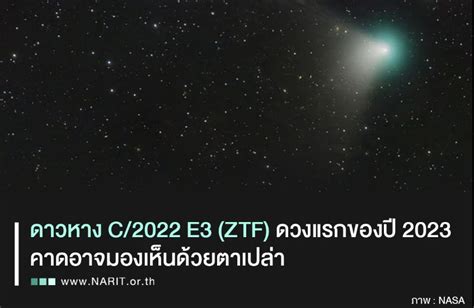 The Dr Invites You To Keep An Eye On The Comet C2022 E3 Ztf Which