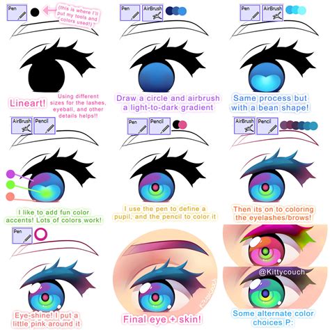Digital Painting Eyes Anime Eye Tutorial Anime Sketch 47 Super Ideas