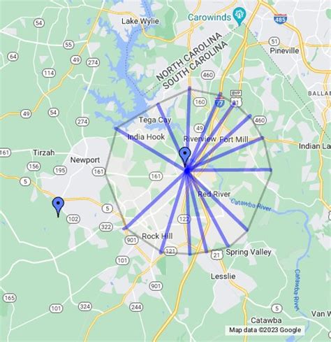 5 Mile Radius Map Campus Map