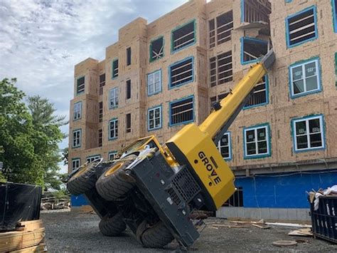 Crane Falls On Five Story Building Under Construction In Winchester No