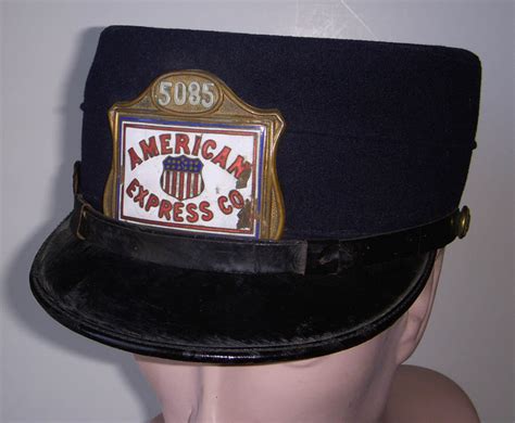 Great 1890s American Express Driver Or Messenger Uniform Hat Flying