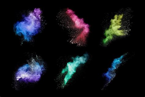 Powder Explosion Brushes Photoshop Brushes Photoshop Watercolor