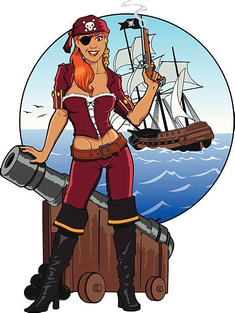 Royalty Free Cartoon Of A Sexy Pirate Woman Clip Art Vector Images And Illustrations Istock