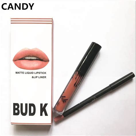 2017 Hots Bud K Brand Matte Liquid Lipsticklips Pencil Makeup Lasting Waterproof Mate Lip Gloss