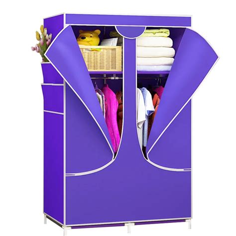Fabric Wardrobe Folding Cloth Cabinet Large Storage Cloth Wardrobe
