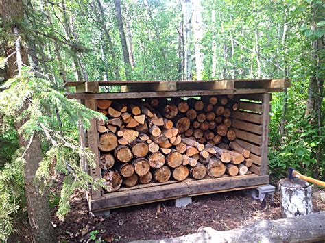 Pallet Firewood Rack Plans Wood Drying Shed For Firewood Working