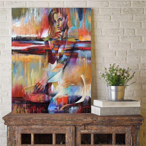 Aliexpress Com Buy Nude Abstract Beauty Girl Portrait Oil Painting