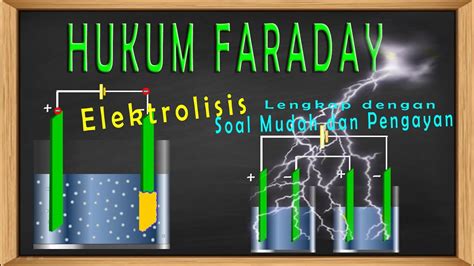 Kimia Kelas 12 Elektrolisis Hukum Faraday 1 Dan 2 YouTube