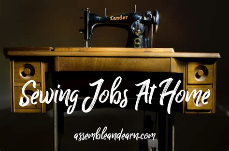 Sewing Jobs At Home Make Simple Crafts