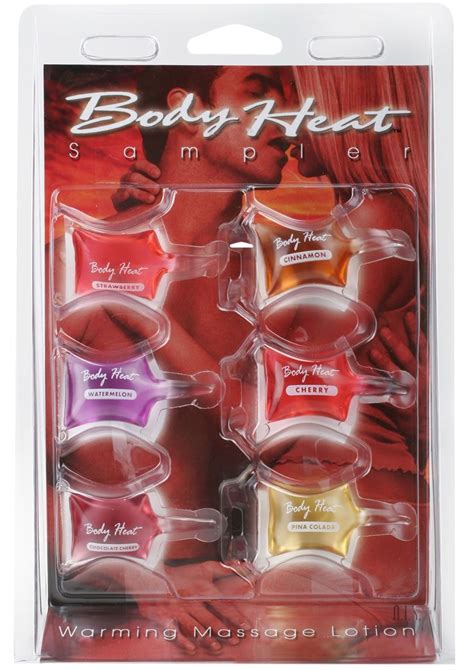 Body Heat Sampler 6 Pillows Add Heat To Your Seduction With These Edible Warming Massage