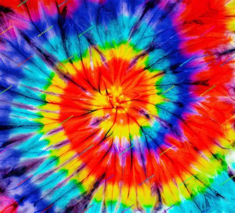 Vibrant Rainbow Tie Dye Swirl Background Pattern Texture Etsy Norway