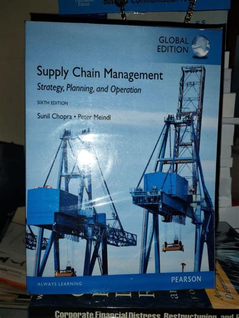 Supply Chain Management Strategy Planning And Operation Sixth Edition