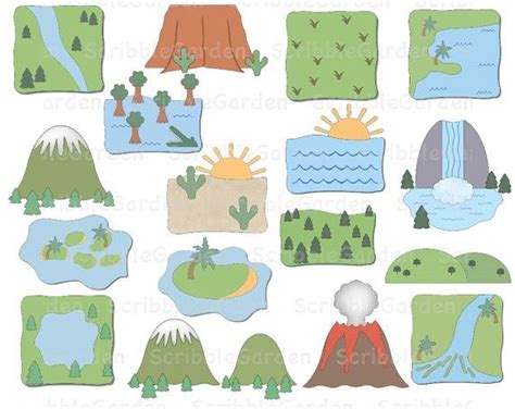 Landforms Geography Clipart Clip Art Geography Landforms