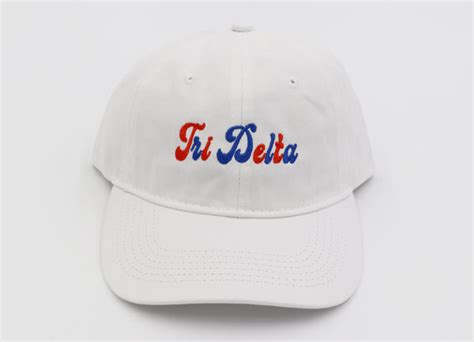 Delta Delta Delta Retro Hat Greek Divine And More