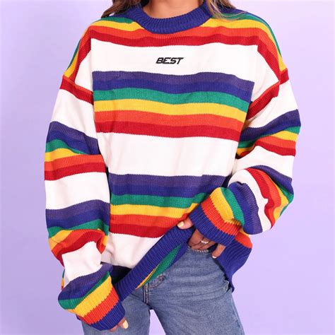 Best Rainbow Sweaters Aesthentials