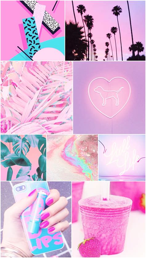 Cute Neon Pink Backgrounds Pink Neon Wallpapers Wallpapersafari