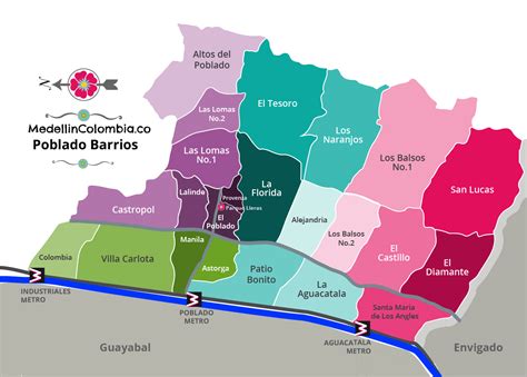 Barrios Of Poblado Medellin