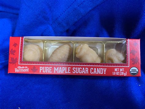 Pure Maple Sugar Candy 12 Pieces