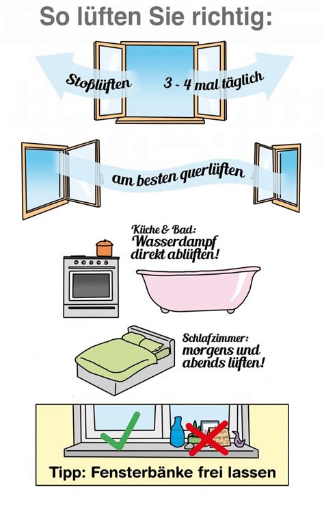 Wenn fensterscheiben blind geworden sind, reibt man sie am besten mit einem mit speiseöl getränkten wolllappen ab. Richtig Lüften für ein gesundes Raumklima