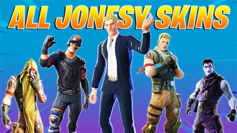 All Jonesy Skins Every Jonesy Variantoutfit Fortnite Battle Royale