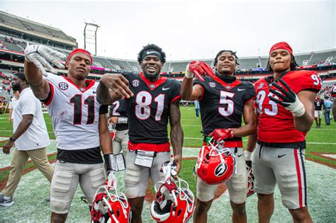 Georgia Football Finally Fixed Its Jersey Numbers And The Uniforms