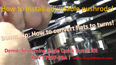 How To Precisely Install Any Brand Of Adjustable Pushrod For Twin Cam