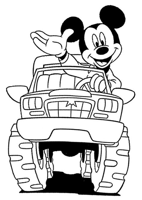 Download Brand New Car (With images) | Cartoon coloring pages, Mickey mouse, Mickey mouse coloring pages
