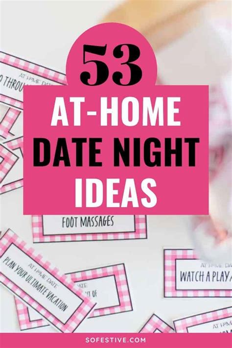 53 At Home Date Night Ideas For 2021 Fun And Cheap