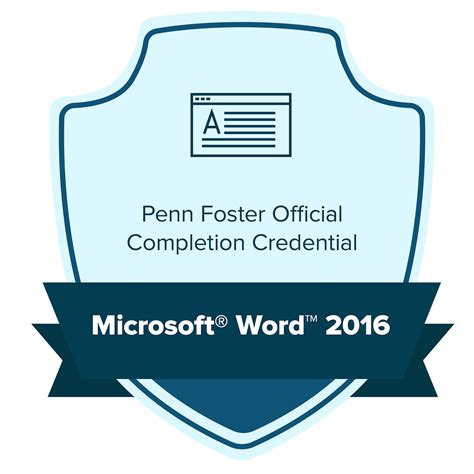 Microsoft Word 2016 Credly