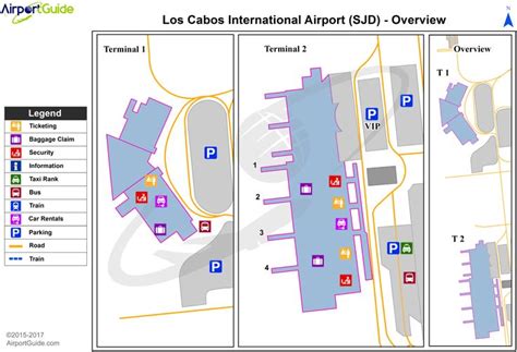 A Map Shows The Location Of Los Cabos International Airport And Its