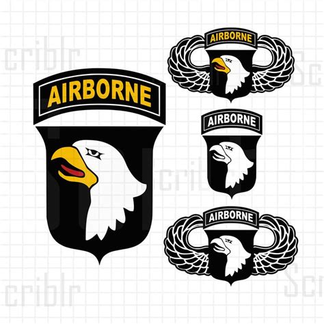 101st Airborne Vector Svg  Png Etsy Vector Svg Airborne Png