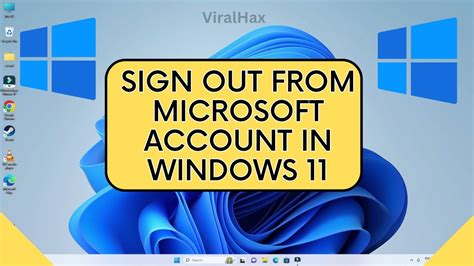 How To Sign Out Microsoft Account On Windows 11 Logout Microsoft