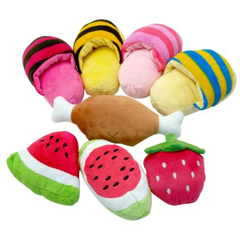 Cheap Dog Chew Toys Sound Squeaker Squeaky Plush Stuffed Shoes