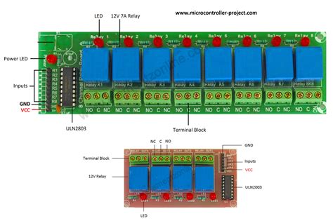 Driving Relays With Stm32f103 Microcontroller Using Uln2003 Relay Driver