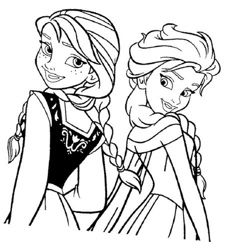 Desene Cu Elsa I Ana De Colorat Plan E I Imagini De Colorat Cu Elsa