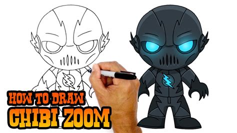 How To Draw Zoom Dc Comics Youtube