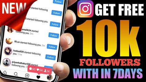 How To Get 10k Real Instagram Followers In 7 Days 2020 100 Working