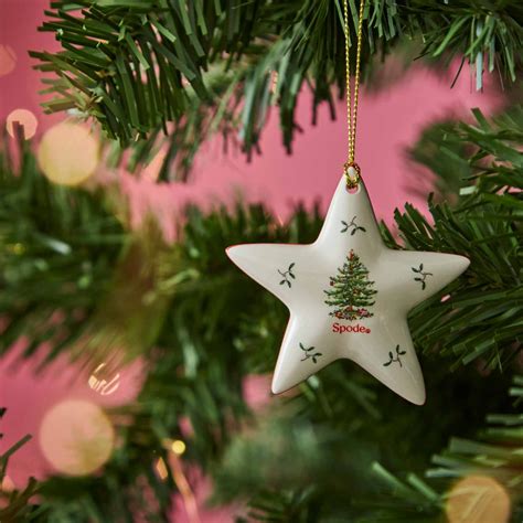 Christmas Tree Star Decoration Spode