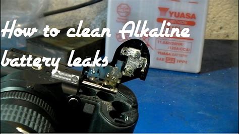 I then use clean water to clean up the rest of the terminal. How To Clean Alkaline Battery Corrosion From Contacts ...