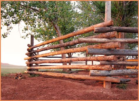 How To Build A Log Fence Builders Villa