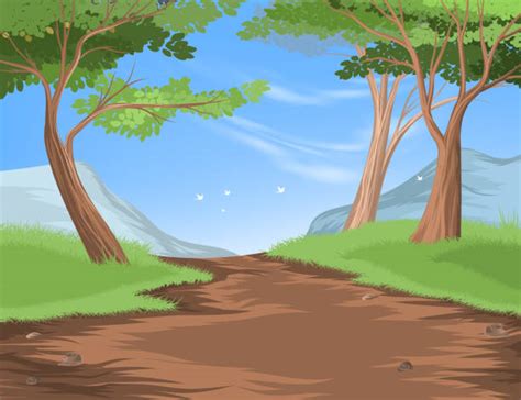 Dirt Roads Cartoons Illustrations Royalty Free Vector Graphics And Clip