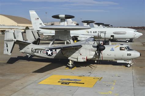 Dvids Images Navy E 2c Hawkeye Visits 552nd Air Control Wing Image