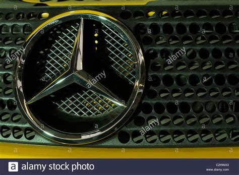 On Bonnet Of Mercedes High Resolution Stock Photography And Images Alamy