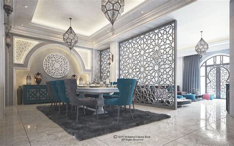 Arabic Modern Interior On Behance Sitting Room Interior Design