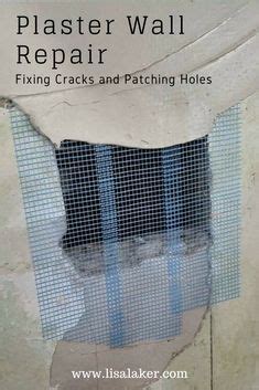 Every 12″x12″ span of 1/2″ drywall can hold 40lb in pull out load, as if you were. Fixing Cracked Plaster and Filling Large Holes - Lisa ...