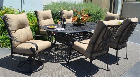 Great prices on furniture sunbrella. Patio 7 piece dining set oudoor cast aluminum furniture ...