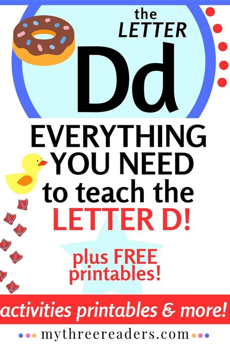 Teaching The Letter D To Beginning Readers
