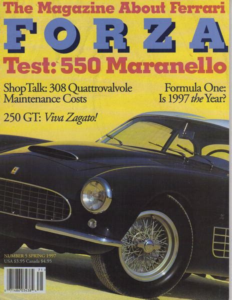 Forza The Magazine About Ferrari 005 Albaco Collectibles
