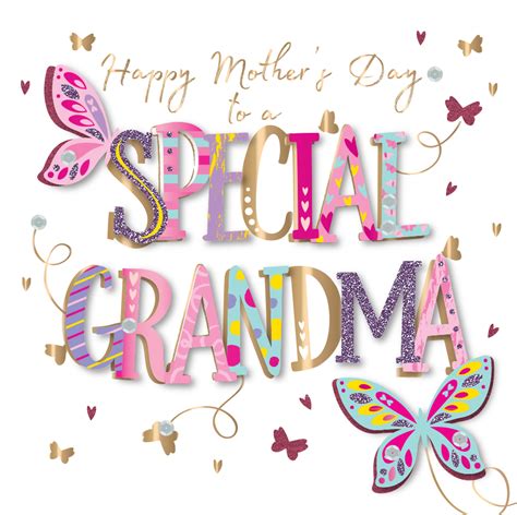 Special Grandma Happy Mother's Day Card Handmade By Talking Pictures | eBay