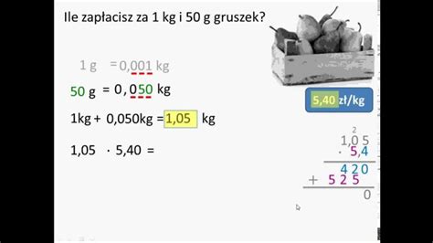 A kilonewton(kn) is a measure of force while a kilogram (kg) is a measure of mass. Ile zapłacisz za 1 kg i 50 g gruszek? Mnożenie ułamków ...